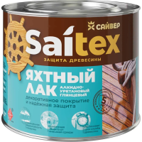 Лак яхтный "Saitex" матовый фас.0.9 л алкидно-уретановый САЙТЕКС