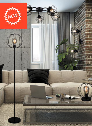 Светильник РС20888 BK/5C 