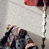 102601E Обои 1,06*10,05 Solo/Bohemia/уни мрамор серо-белый к E102501 Компактный винил на флизелине