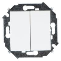 Симон 1591398-030 Выключатель 2-кл. Белый