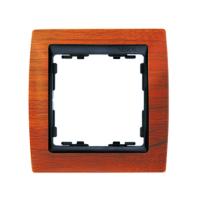 Симон 82815-61 Рамка 1-пост Вишня+Графит