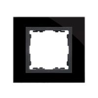 Симон 82817-32 Рамка 1-пост.Черный+Графит