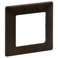 Легранд 754171 Рамка 1-пост темное дерево универс.