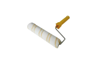 Валик малярный с рукояткой "Гирпан", ось 6мм, D40мм, ворс 12мм, 180мм / 04-0-300