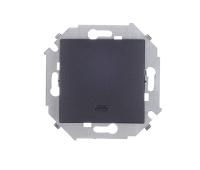 Симон 1591104-038 Выключатель одноклавишный графит
