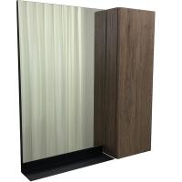 КЕЛЬН 75 (зеркало-шкаф) темный дуб