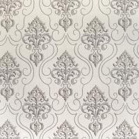 603303Е Обои Solo Vizantia Дамаск капучино на белом фоне к E603403 Комп. винил на флиз.1,06*10м