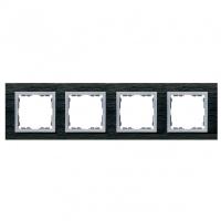 Симон 82947-63 Рамка 4-пост Сланец-алюминий