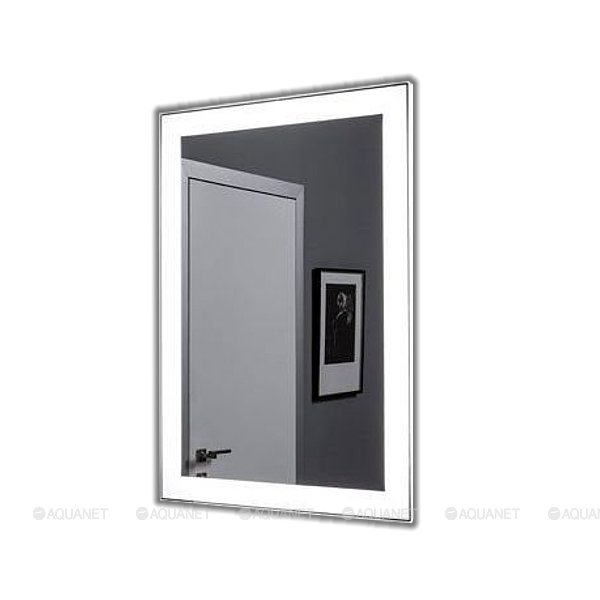 Зеркало Алассио 4595 с LED подсветкой, 450х950x32 мм, инфракр выкл (196631) РАСПРОДАЖА 