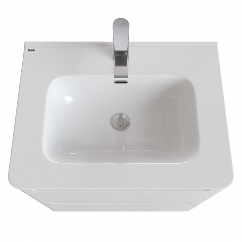 Подвесная тумба ЭДИФИС 60 (тум.подвесEDI60W0I95+рак0106000i28) белый