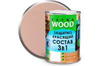 Фарбитекс / FARBITEX Защитно-красящий состав 3в1 Розовая пудра 0,8 л (8)
