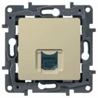 Легранд 672340 Розетка телеф. RJ11 Сл.кость