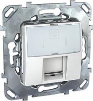 Уника 5.421.18ZD Розетка комп. RJ45 бел. 5 кат.