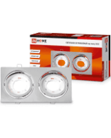 Свет-ик GX53R-2ST-С 230В металл,хром 2-ой поворотный IN HOME (1560)