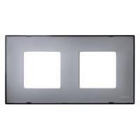 Симон 2700627-112 Рамка 2-пост Серая Прозрачная