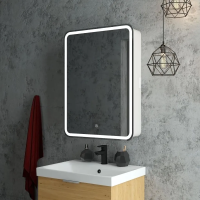 Зеркало-шкаф "Elliott LED" 550х800 левый с розеткой