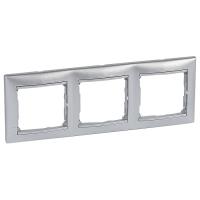 Легранд 770153 Рамка 3-пост. Алюминий
