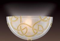 Бра 012/Т SN14 102 зол/стекло с эфф.Кристалл Е27 100W 220V Brena Gold