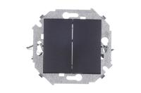 Симон 1591397-038 Выключатель 2-кл проходной ГРАФИТ
