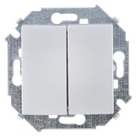 Симон 1591398-033 Выключатель 2-кл.алюминий