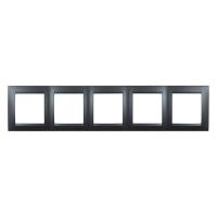 Симон 1500650-038 Рамка 5-пост.графит
