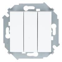Симон 1591391-030 Выключатель 3-кл. Белый