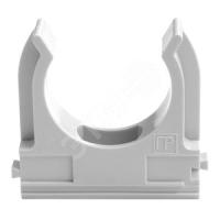 Держатель д/труб 16мм ПВХ серый