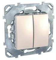 Уника 5.211.25ZD Выкл-ль 2-кл. Бежевый