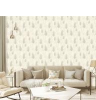 3205-3А Обои/Solo/Orion/мотив рогоз серебр на св/ван фоне к A3208-3 Комп. винил на флиз.1,06*10