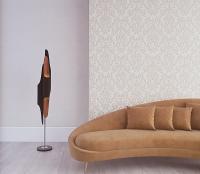 20152AC Обои/Wiganford/Safita/Мотив  дамаск ажурный ваниль Комп. винил на флизе
