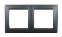 Симон 1500620-038 Рамка 2-пост ГРАФИТ