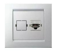 Симон 1590480-030 Розетка телефон RJ-11 Белый