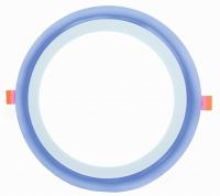 АСД Свет-к с/д встраив. круг, гол.свечение LE LED2BCLR 16W 3/6K LE06100-0026