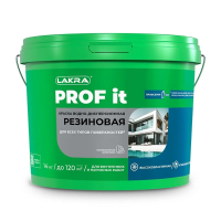 Краска резиновая для всех типов поверхн. ЛАКРА PROF IT винно-красный RAL 3005 3 кг 9591187