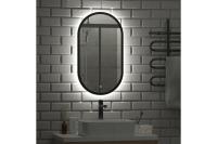 Зеркало Prime Black led 450*800 в мдф раме