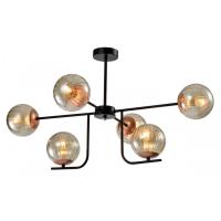 Люстра Rivoli Afina 3076-306 6*E14 40Вт Модерн  