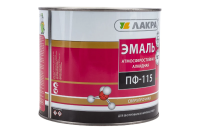 Эмаль ПФ-115 20 кг Черный Лакра