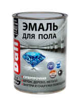 Эмаль ДАЛИ / DALI алкидно-уретан. д/пола (бетон, дерево) Серая 0,8 л / 55002