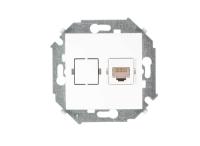 Симон 1591598-030 Розетка RJ45 Белая
