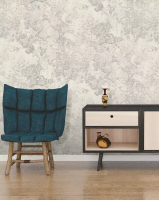 20614AK Обои/Wiganford/Crystal stone/Мотив мрамор перламутрово серый/Комп.винил на флиз.1,06*10,05