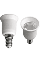 Переходник с цоколя E14 на 2хE14 Белый F4T24WEAY Ecola