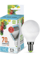 АСД Лампа светодиод. LED-ШАР-standart 7,5Вт 160-260В Е14 4000К (3979)