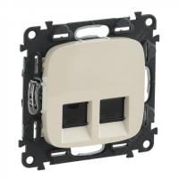 зРозетка 753843 Valena Allure RJ45 сл.кость