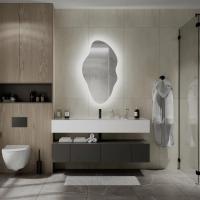 Зеркало Фантом (Phantom) 600*1100 с датчиком движения и хол. подсветкой реверсивное