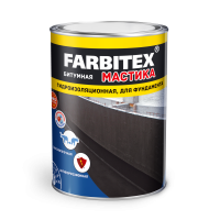 Фарбитекс / FARBITEX Мастика битумная гидроизол. для фундамента  2 кг (6)