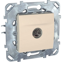 Уника 5.463.25ZD Розетка TV беж. проходная