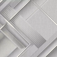 286897 Обои Accento Modern квадраты серебр. на т.сером фоне к 286907 Комп.винил на флиз.1,06*10