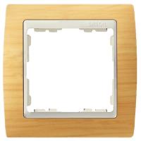 Симон 82715-69 Рамка 1-пост Сосна+Сл.кость