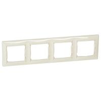 Легранд 774354 Рамка 4-пост Кремовая