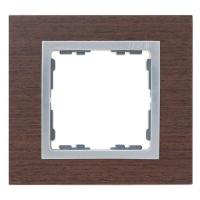Симон 82917-65 Рамка 1-пост Венге-Алюминий